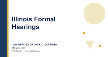Illinois Formal Hearing Request